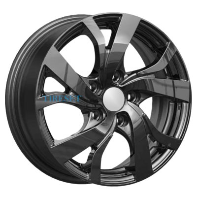 KиK 6x15/5x112 ET47 D57,1 Палермо-оригинал (КС668) Алмаз черный