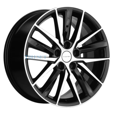 Диски Khomen Wheels 8x18/5x114,3 ET45 D67,1 KHW1807 (Mazda CX-9) Black-FP на tireset.ru