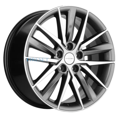 Khomen Wheels 8x18/5x112 ET39 D66,6 KHW1807 (A6/Q5) Gray-FP