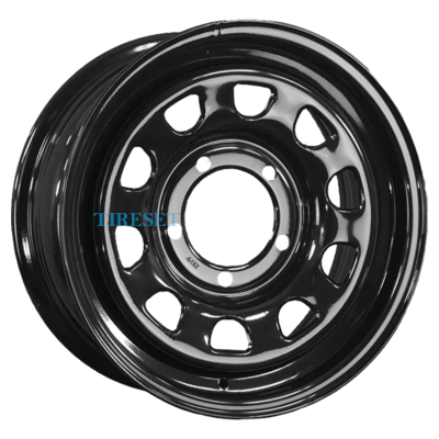 ZEPP 4х4 9x17/5x150 ET-24 D113 Toyota Land Cruiser 100/105 Semicircle Gloss Black (LTM)