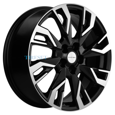 Khomen Wheels 7x18/5x108 ET33 D60,1 KHW1809 (OMODA C5) Black-FP