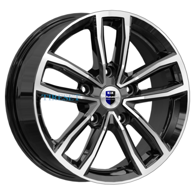 KиK 6,5x17/5x114,3 ET37 D66,6 Каланг (КС1086) Алмаз черный
