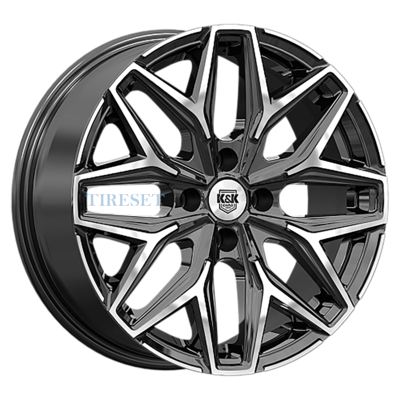 KиK 7x17/5x108 ET33 D60,1 Ариус (КС1187) Алмаз черный