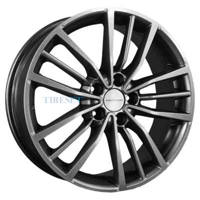 Диски Khomen Wheels 7x18/5x114,3 ET45 D60,1 KHW1812 (Changan/Geely/Lexus/Suzuki/Toyota) Gray на tireset.ru