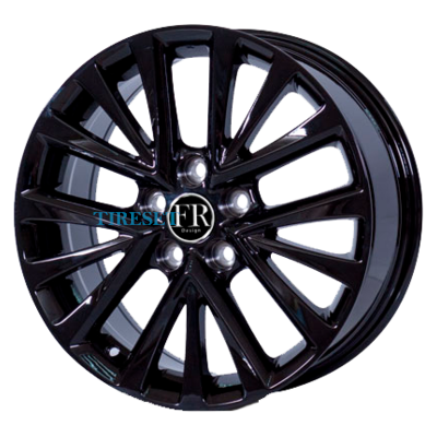 FR replica 7x17/5x114,3 ET45 D60,1 TY721 (TY222) Black (№15)