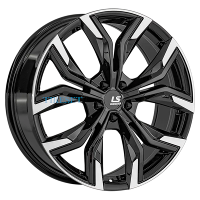 LS FlowForming 8x20/5x108 ET38 D65,1 RC92 BKF (конус)