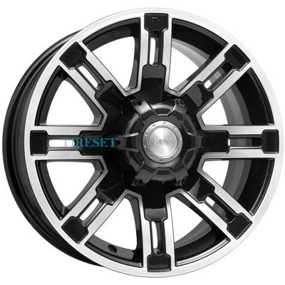 KиK 7,5x16/6x139,7 ET30 D108,1 Полюс (КС609) Алмаз черный