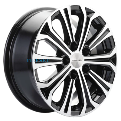 Диски Khomen Wheels 6,5x16/5x114,3 ET46 D67,1 KHW1610 (Mitsubishi) Black-FP на tireset.ru