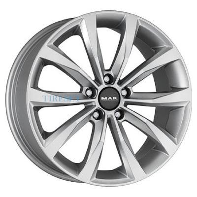 Диски MAK 7x19/5x112 ET43 D57,1 Wolf Silver на tireset.ru