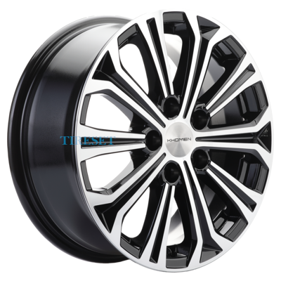 Khomen Wheels 6,5x16/5x110 ET45 D67,1 KHW1610 (DFM 580) Black-FP