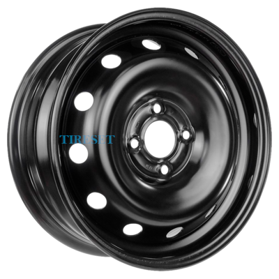 Диски Magnetto 6x15/4x100 ET50 D60 15001 AM Black Lada Largus_New/Nissan Almera на tireset.ru