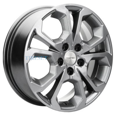 Диски Khomen Wheels 6,5x17/5x114,3 ET45 D54,1 KHW1711 (Coolray) Gray на tireset.ru