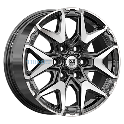 KиK 7,5x18/6x114,3 ET46 D67,1 Гангут (КС1176) Алмаз черный