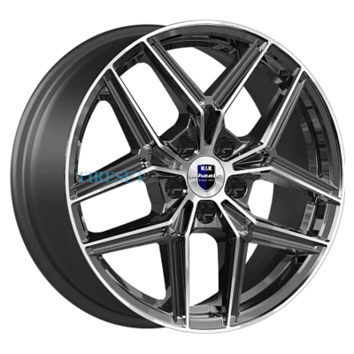 KиK 7x17/5x112 ET45 D66,6 Юнион (КС1025) Алмаз черный