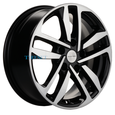 Khomen Wheels 6,5x16/5x114,3 ET45 D60,1 KHW1612 (Camry/Corolla/Grand Vitara) Black-FP