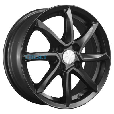 Диски СКАД 6x15/4x98 ET38 D58,6 Osaka (КЛ317) Черный бархат на tireset.ru