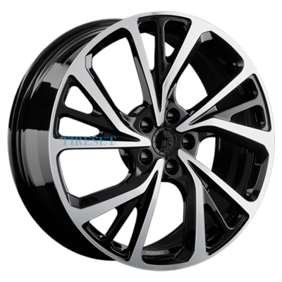 LS Forged 7x19/5x114,3 ET35 D67,1 LS FG22 BKF (конус, C570)