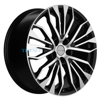 Диски Khomen Wheels 8,5x20/5x108 ET46 D63,4 KHW2009 (Tugella) Black-FP на tireset.ru