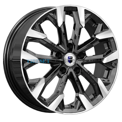 KиK 6,50x17/5x112 ET49 D66,6 Морейн (КС1046) Алмаз черный