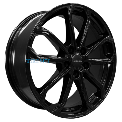 Диски Khomen Wheels 7x18/5x108 ET33 D60,1 KHW1816 (Chery Tiggo 7 (Pro/Pro Max)) Black на tireset.ru