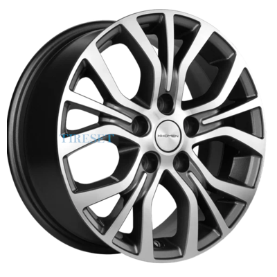Khomen Wheels 6,5x16/5x108 ET43 D65,1 KHW1608 (Opel Zafira) Gray-FP