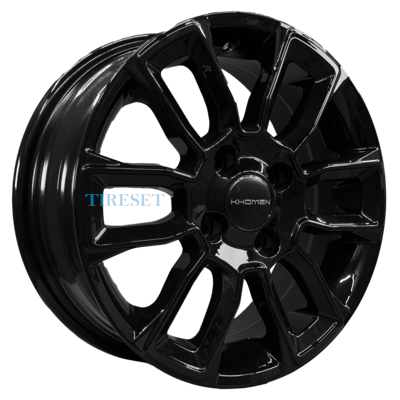 Khomen Wheels 5,5x14/4x100 ET43 D67,1 KHW1406 (Solaris/Logan/Rio) Black