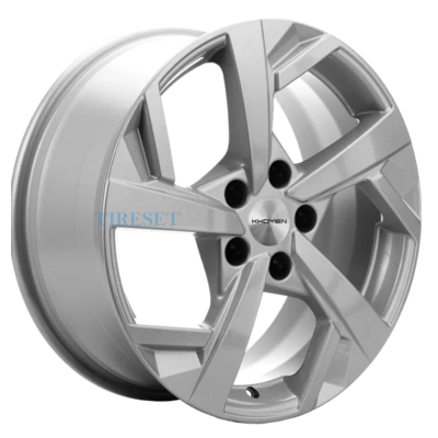 Диски Khomen Wheels 7x17/5x108 ET40 D54,1 KHW1712 (Москвич 3) F-Silver на tireset.ru