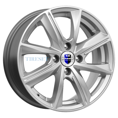KиK 6x15/4x100 ET35 D67,1 Арнар (КС890) Сильвер