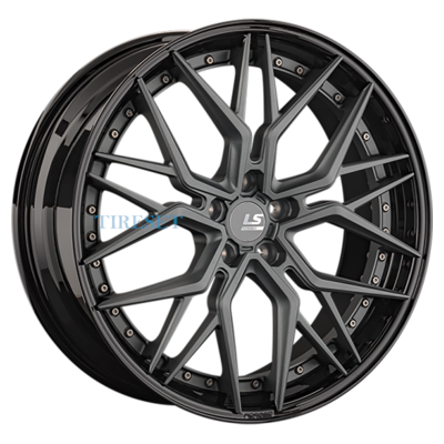 LS Forged 9x22/5x120 ET43 D72,6 LS FG35 MGM/BK (конус)