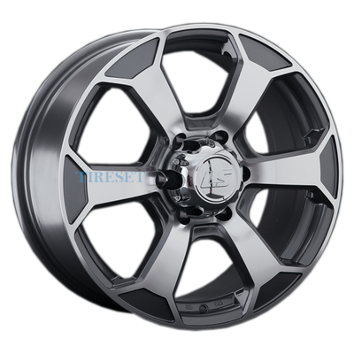 LS 7,5x18/6x139,7 ET25 D106,1 187 GMF (конус, Колпак+лого)