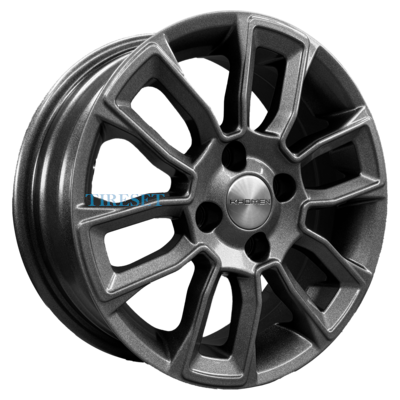Khomen Wheels 5,5x14/4x98 ET35 D58,5 KHW1406 (Lada Granta) Gray