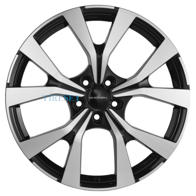Диски Khomen Wheels 7x19/5x114,3 ET51 D67,1 KHW1906 (Kia Sportage) Black-FP на tireset.ru