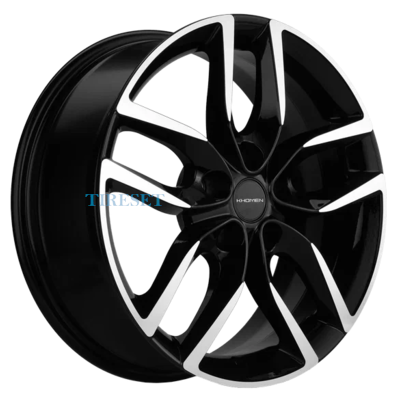 Khomen Wheels 6,5x17/5x114,3 ET40 D64,1 KHW1708 (Haval F7/F7x) Black-FP