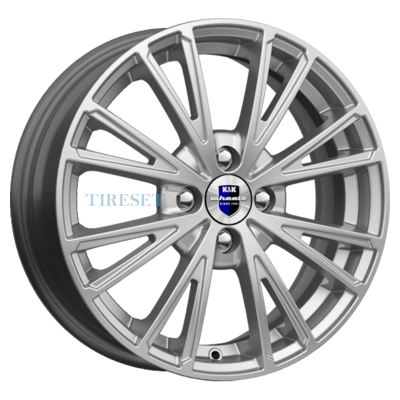 KиK 6x16/4x100 ET37 D60,1 Меандр-оригинал (КС879) Сильвер SK
