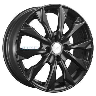 Диски СКАД 6x16/4x100 ET41 D60,1 Нагоя (КЛ312) Черный бархат на tireset.ru