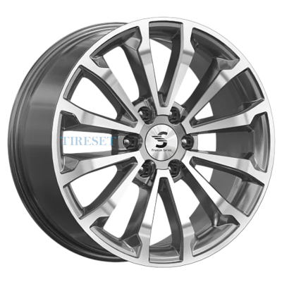 Premium Series 8,5x20/6x139,7 ET33 D75,1 КР006 (Haval H9) Diamond Gloss Graphite (78878)