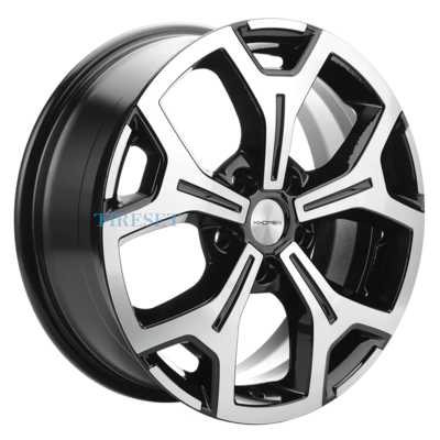 Диски Khomen Wheels 6,5x17/5x112 ET50 D66,6 KHW1710(2) (Mercedes Vito) Black-FP на tireset.ru