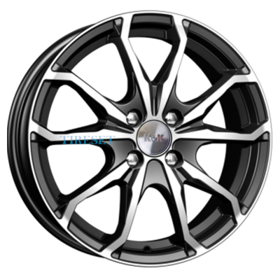 KиK 6x16/4x114,3 ET40 D67,1 Brent (КС733) Алмаз черный