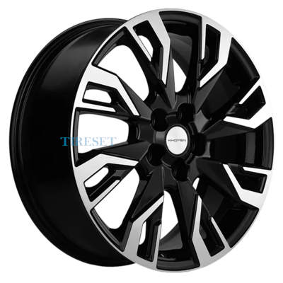 Khomen Wheels 7x18/5x114,3 ET45 D60,1 KHW1809 (Geely Atlas/Lifan Myway) Black-FP
