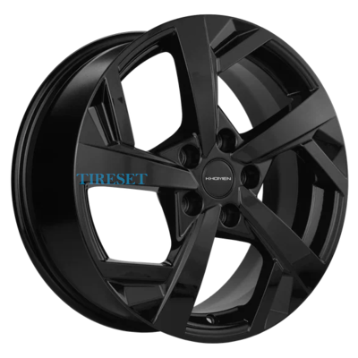 Диски Khomen Wheels 7x17/5x110 ET45 D67,1 KHW1712 (DFM580) Black на tireset.ru