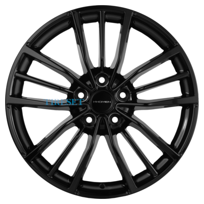 Khomen Wheels 7x18/5x114,3 ET53 D54,1 KHW1812 (Geely Coolray) Black