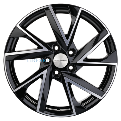 Khomen Wheels 7x17/5x114,3 ET50 D67,1 KHW1714 (CX-5/Seltos/Optima) Black-FP