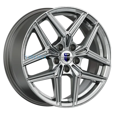 Диски KиK 7x17/5x108 ET50 D63,35 Юнион (КС1025) Дарк платинум на tireset.ru