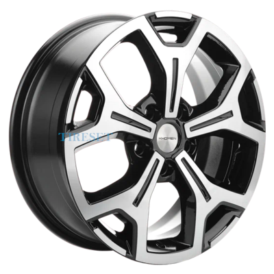 Khomen Wheels 7x17/5x108 ET33 D60,1 KHW1710 (Chery tiggo 7/ 7pro) Black-FP