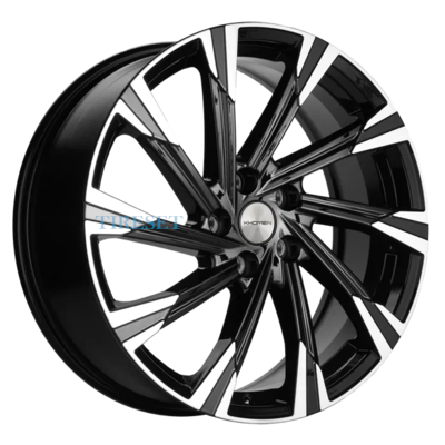 Khomen Wheels 7,5x19/5x108 ET47 D60,1 KHW1901 (Chery Tiggo 8) Black-FP