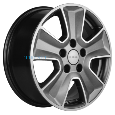 Khomen Wheels 6,5x16/5x114,3 ET43 D67,1 KHW1601 (Huyndai/Kia) Gray-FP