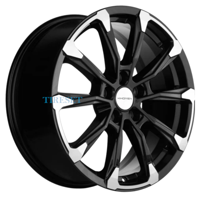 Khomen Wheels 7,5x18/5x114,3 ET45 D60,1 KHW1808 (RAV4) Black-FP
