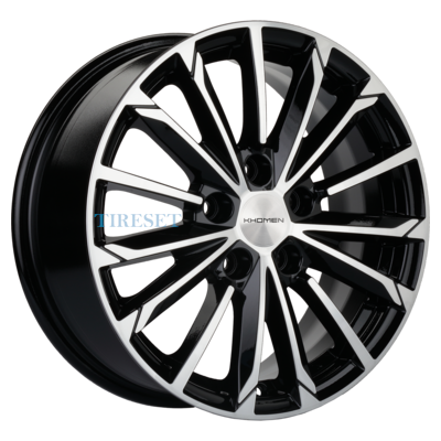 Khomen Wheels 6,5x16/5x108 ET43 D65,1 KHW1611 (Evolute i-Pro) Black-FP