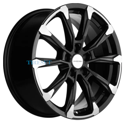 Диски Khomen Wheels 7,5x18/5x112 ET43 D57,1 KHW1808 (Kodiaq/Tiguan) Black-FP на tireset.ru