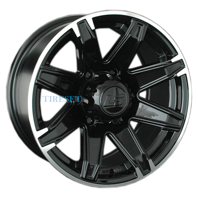Диски LS 8x16/6x139,7 ET10 D106,1 763 BKL (конус, Колпак+лого) на tireset.ru